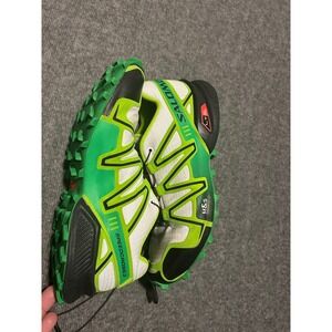 Salomon speedcross 3 hiking shoes outdoors mens green size 9.5 643001